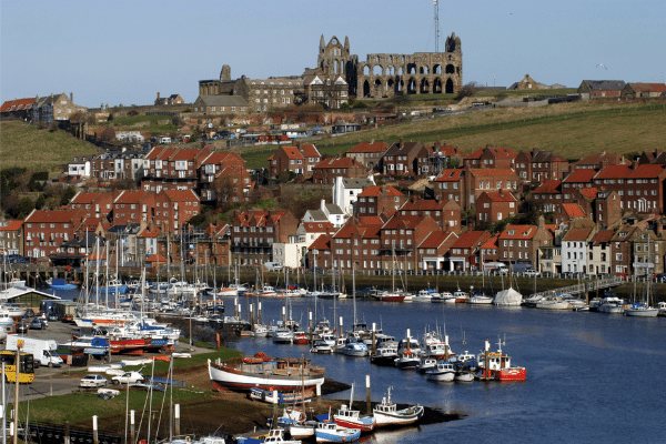 Whitby Harbour and Abbey
