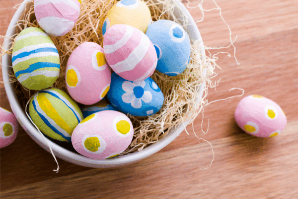 Easter eggs. Manchester Coach Hire